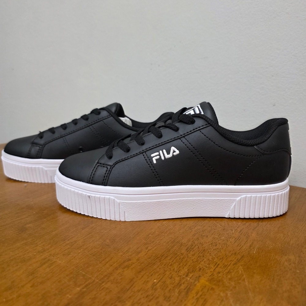 Fila Women S‎ Black Panache Platform Sneakers Lace Up Chunky Sole Shoes Size 7